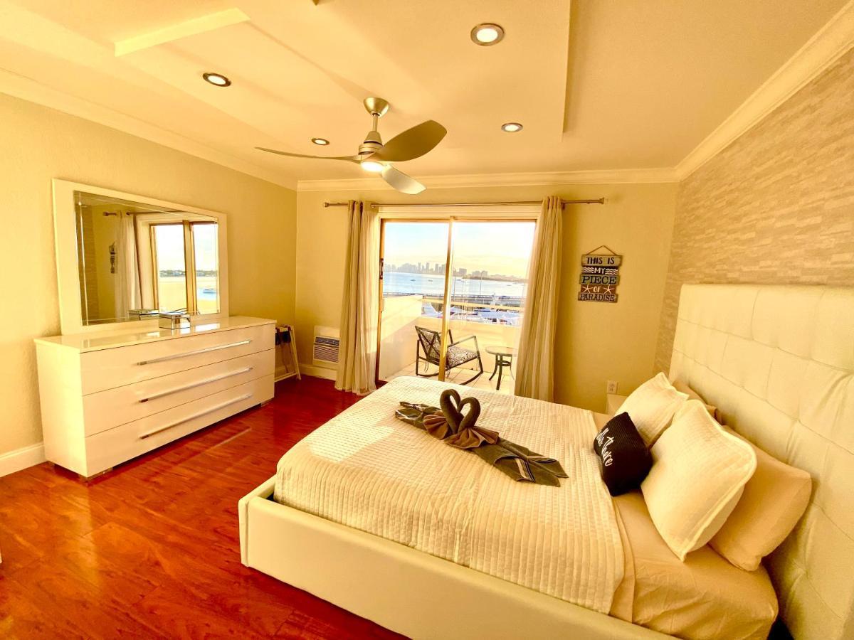 Deluxe Waterfront One Bedroom Apartment With Miami Skyline View, Free Parking 5 Mins Drive To Miami Beach Exterior photo